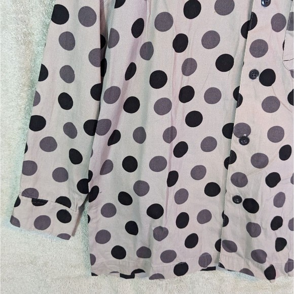 United Arrows Blue Label dots Shirt Men M hippie boho too dang cool! - Picture 3 of 11